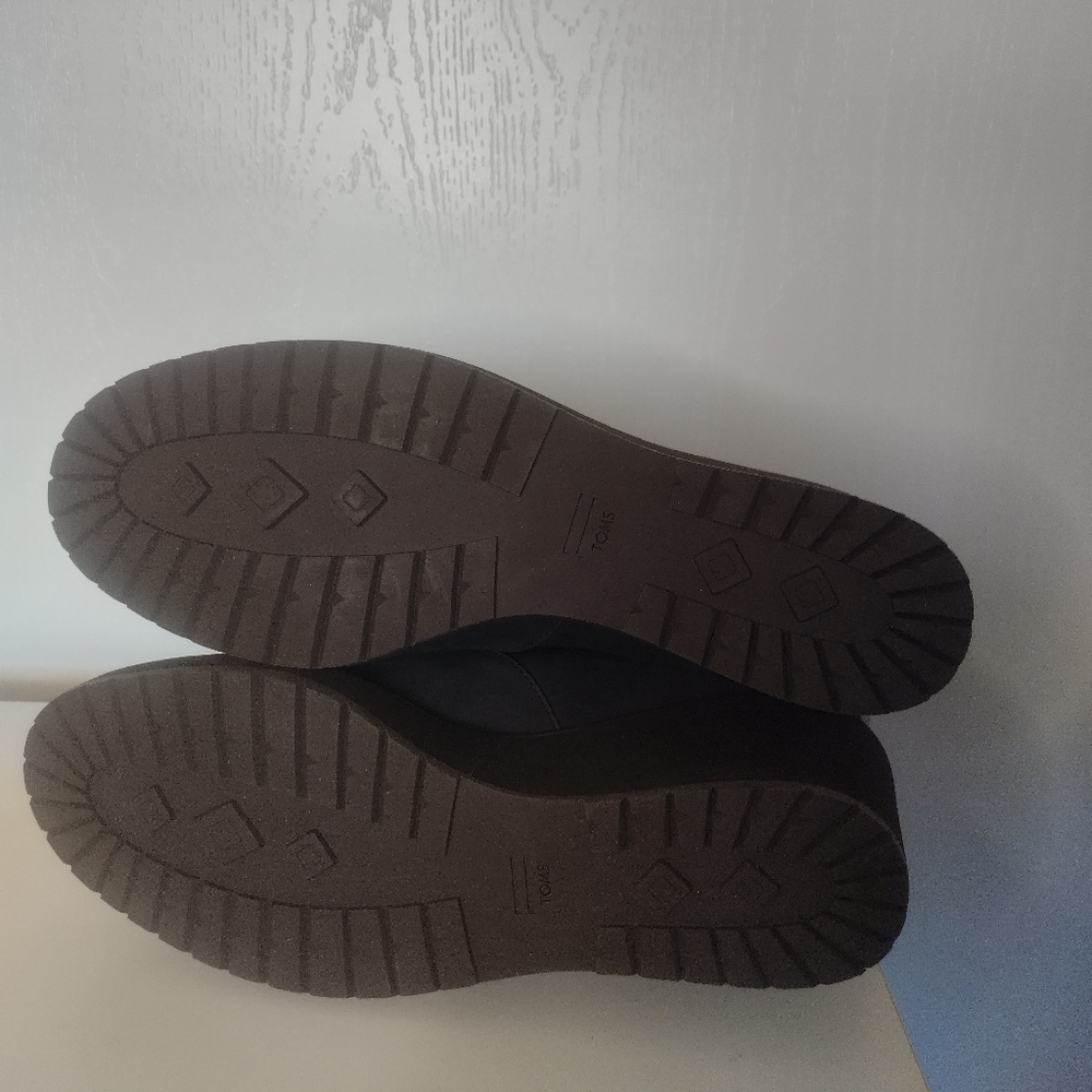 TOM'S Melrose Booties NWT NIB Black size 12 - Picture 5 of 7